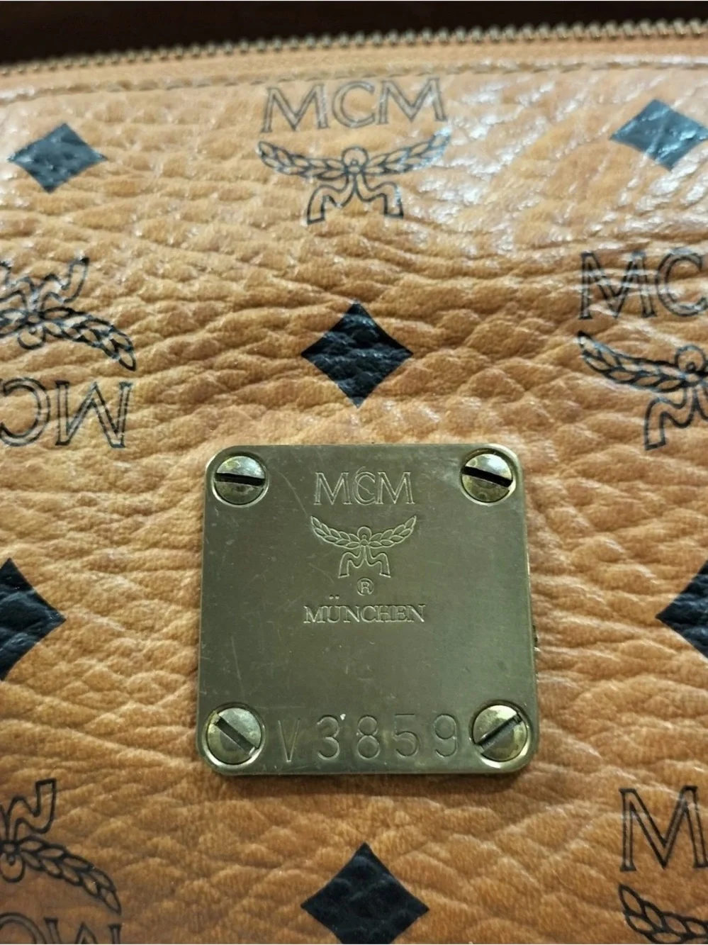 MCM Handbag Brown Leather - Picture 13 of 14